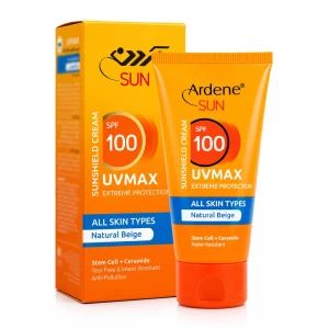 کرم ضد آفتاب SPF100 رنگی آردن مدل یو وی مکس